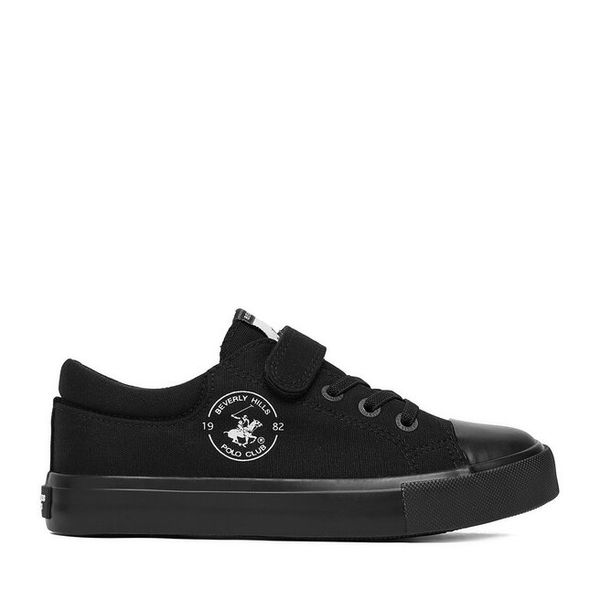 Trampki Beverly Hills Polo Club. Czarne trampki i tenisówki chłopięce Beverly Hills Polo Club, bez wzorów, bez zapięcia. Za 79.99 zł.