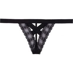 Stringi "ouvert" bonprix czarny. Stringi damskie marki bonprix. Za 29.99 zł.