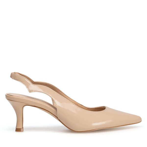 Sandały Sergio Bardi. Brązowe sandały damskie Sergio Bardi, bez wzorów, bez obcasa, na szpilce, bez zapięcia. Za 209.99 zł.