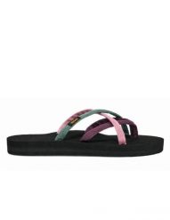 TEVA Klapki damskie W'S Olowahu lilas multi-37. Fioletowe klapki damskie Teva, bez wzorów, z materiału, eleganckie, bez obcasa. Za 109.00 zł.