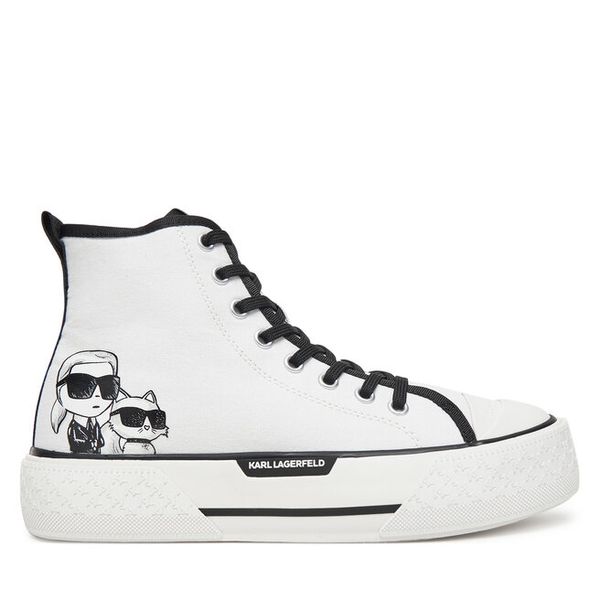 Trampki KARL LAGERFELD. Białe trampki i tenisówki damskie KARL LAGERFELD, bez wzorów, bez zapięcia. Za 339.99 zł.