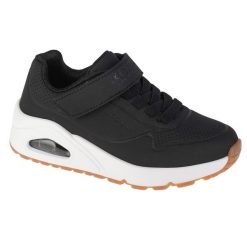 Buty Chłopak Skechers Uno Air Blitz czarny. Białe buty sportowe chłopięce Skechers, bez wzorów, bez zapięcia, trekkingowe. Za 239.99 zł.