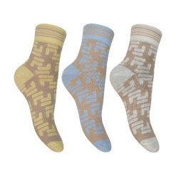 Woman Quarter Lifestyle Plain Socks 3 Pairs Pack. Niebieskie skarpety damskie Fila, bez wzorów. Za 54.31 zł.