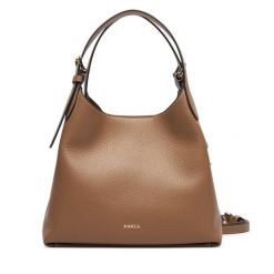 Torebka Furla. Brązowe torebki do ręki damskie Furla, bez wzorów, klasyczne, bez dodatków. Za 2,019.00 zł.