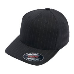 Czapka Z Daszkiem Pinstripe. Białe czapki i kapelusze damskie FLEXFIT, bez wzorów. Za 77.99 zł.