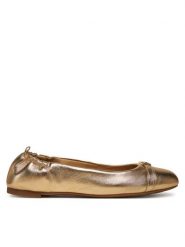 MICHAEL Michael Kors Baleriny Mandy Flex Ballet 40S5MAFP1M Złoty. Żółte baleriny damskie MICHAEL Michael Kors, bez wzorów, ze skóry, bez obcasa. Za 339.99 zł.