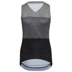 Damski jersey Silvini Escolca. Brązowe koszulki sportowe damskie Silvini, bez wzorów, z jersey, bez kołnierzyka, bez ramiączek, rowerowe. Za 221.00 zł.