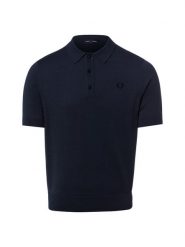 Fred Perry Męska koszulka polo z dzianiny Mężczyźni Bawełna (100%) niebieski jednolity, L. Niebieskie koszulki polo męskie Fred Perry, l, bez wzorów, z bawełny, eleganckie, bez ramiączek. Za 649.95 zł.