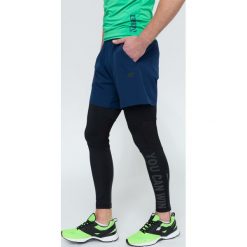 Spodenki treningowe męskie SKMF300 - granatowy. Szorty męskie marki 4f. W wyprzedaży za 39.99 zł.