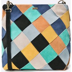 Pepe Jeans - Torebka skórzana. Szare torby na ramię damskie Pepe Jeans. W wyprzedaży za 299.90 zł.