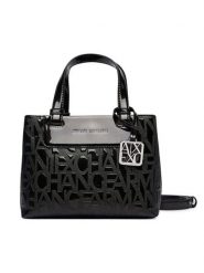 Armani Exchange Torebka XW001576 AF17290 UC001 Czarny. Czarne torebki do ręki damskie Armani Exchange, bez wzorów, ze skóry, bez dodatków. Za 589.99 zł.