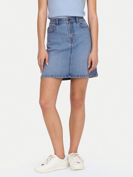 JDY Spódnica jeansowa Moon 15346528 Niebieski Regular Fit. Niebieskie spódnice damskie JDY, m, bez wzorów, z bawełny. Za 89.99 zł.