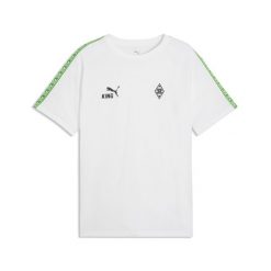 Męska koszulka Borussia Mönchengladbach FtblKING PUMA. Białe koszulki sportowe męskie Puma, m, bez wzorów, bez kołnierzyka, bez ramiączek, do piłki nożnej. Za 169.00 zł.