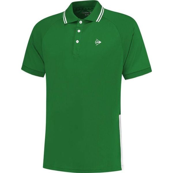 Koszulka sportowa męska Dunlop Club Polo Shirt. Zielone koszulki polo męskie Dunlop, m, bez wzorów, sportowe, bez ramiączek. Za 159.99 zł.