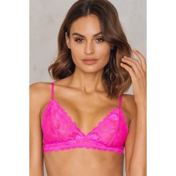 Samsoe & Samsoe Biustonosz Marilyn 6356 - Pink. Różowe biustonosze Samsøe & Samsøe, z haftami, z elastanu. W wyprzedaży za 70.98 zł.