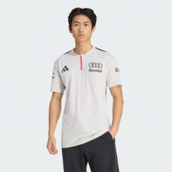 Koszulka Polo Z Krótkim Rękawem Audi Revolut F1 Team Engineers & Marketing. Białe koszulki polo męskie Adidas, bez wzorów, bez ramiączek. Za 439.00 zł.