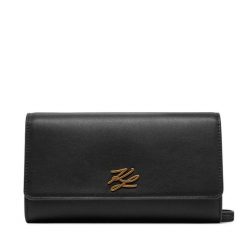 Torebka KARL LAGERFELD. Czarne listonoszki damskie KARL LAGERFELD, bez wzorów, bez dodatków. Za 739.99 zł.