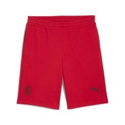 Męskie szorty AC Milan FtblEssentials PUMA. Czarne szorty męskie Puma, na jesień, m, z aplikacjami, z bawełny. Za 219.00 zł.