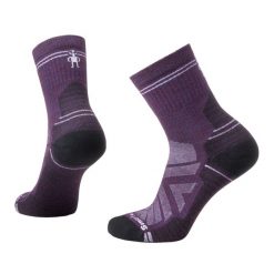 Skarpety trekkingowe damskie Smartwool Performance Hike Light Cushion Mid Crew. Fioletowe skarpety damskie Smartwool, bez wzorów, z wełny. Za 99.99 zł.