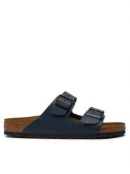 Birkenstock Klapki Arizona 0051151 Granatowy. Niebieskie klapki męskie Birkenstock, ze skóry. Za 379.99 zł.