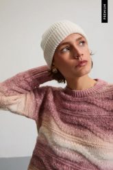 Prążkowana czapka biała. Białe czapki i kapelusze damskie MOODO, bez wzorów, z poliamidu. Za 59.99 zł.