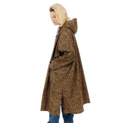 Ponczo przeciwdeszczowe damskie Protest Laugh. Brązowe kurtki damskie Protest, uniwersalny, bez wzorów, bez kaptura. Za 350.50 zł.