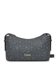 TOUS Torebka Kaos Mini Lines 2002183248 Szary. Szare listonoszki damskie tous, bez wzorów, ze skóry, bez dodatków. Za 539.99 zł.