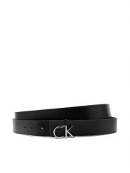 Calvin Klein Pasek Ck Reversible Belt 3.0_Mono K60K612934 Czarny. Czarne paski damskie Calvin Klein, bez wzorów, ze skóry. Za 135.99 zł.