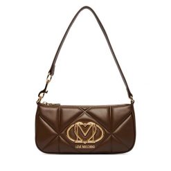 Torebka LOVE MOSCHINO. Brązowe torebki do ręki damskie Love Moschino, bez wzorów, klasyczne, bez dodatków. Za 839.99 zł.