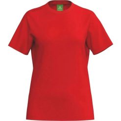 Koszulka damska Erima TS. Czerwone t-shirty damskie Erima, bez wzorów, z bawełny, eleganckie, bez kołnierzyka. Za 155.00 zł.