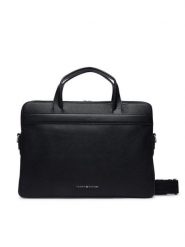 Tommy Hilfiger Torba na laptopa Th Business Leather Computer Bag AM0AM14731 Czarny. Czarne torby na laptopa męskie Tommy Hilfiger, bez wzorów, ze skóry. Za 1,299.00 zł.