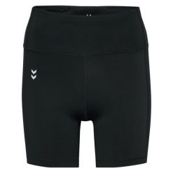 Szorty damskie Hummel HIIT impact Hw. Czarne szorty sportowe damskie Hummel, bez wzorów, sportowe, na fitness i siłownię. Za 250.00 zł.