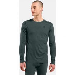 Bielizna termoaktywna z długim rękawem Odlo BL TOP crew neck l/s MERINO 200. Zielona bielizna termoaktywna męska Odlo, l. Za 459.99 zł.
