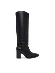 Marciano Guess Kozaki G6BZ30 L0229 Czarny. Czarne kozaki damskie Marciano Guess, ze skóry, bez obcasa, na słupku. Za 2,259.00 zł.