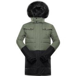 Męska kurtka zimowa Alpine Pro 4XL - ciepła i oddychająca. Zielone kurtki sportowe męskie Alpine Pro, na zimę, m, bez wzorów, rowerowe. Za 437.99 zł.