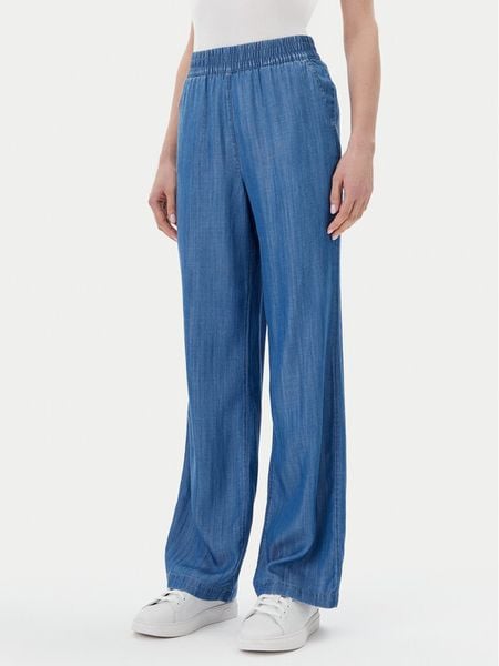 Olsen Spodnie materiałowe 14002402 Niebieski Regular Fit. Niebieskie spodnie materiałowe damskie Olsen, bez wzorów, z materiału. Za 309.99 zł.