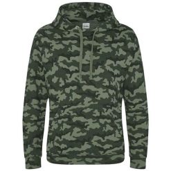 Męska Bluza Z Kapturem Moro. Zielone bluzy męskie AWDIS, m, bez wzorów, z kapturem. Za 196.99 zł.