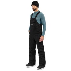 Spodnie snowboardowe z szelkami męskie Broad Peak. Czarne spodnie snowboardowe męskie SIROKO, m, bez wzorów, narciarskie. W wyprzedaży za 423.00 zł.