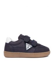 Guess Sneakersy CEO-CI12-3210-04(II)CH Granatowy. Niebieskie trampki i tenisówki chłopięce Guess, z aplikacjami, ze skóry, bez zapięcia. Za 189.99 zł.