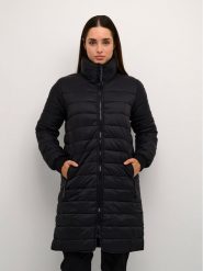 Kaffe Płaszcz przejściowy Lira 10507223 Czarny Regular Fit. Czarne płaszcze damskie Kaffe, bez wzorów, z syntetyku, bez kaptura. Za 299.99 zł.