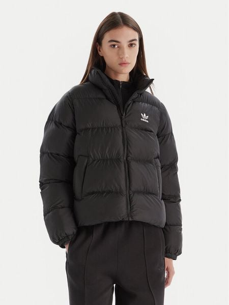 Adidas Kurtka zimowa adicolor JD0420 Czarny Regular Fit. Czarne kurtki damskie Adidas, na zimę, s, bez wzorów, z syntetyku, bez kaptura. Za 449.99 zł.