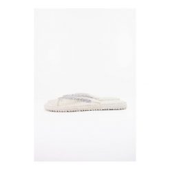 Sandały ILSE JACOBSEN CHEERFUL03G CHANCLA Beżowy. Brązowe klapki damskie Ilse Jacobsen, bez wzorów, z gumy, bez obcasa, bez zapięcia. Za 170.99 zł.