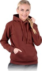 R.E.I.S. MARSU - damska bluza polarowa, zapięcie suwak, kaptur ściągany troczki, jedna kieszeń dół bluzy, rękawy dół ściągacz, 100% - jasnoszary S. Szare bluzy damskie R.E.I.S., s, bez wzorów, z polaru, bez kaptura. Za 59.38 zł.