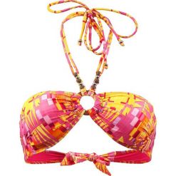 Biustonosz bikini "Aran" w kolorze różowo-żółtym. Bikini damskie marki Val d´Azur. W wyprzedaży za 173.95 zł.
