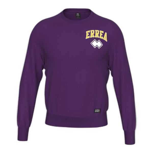 Bluza z okrągłym dekoltem Errea Graphic 51. Fioletowe bluzy męskie ERREA, m, bez wzorów, z bawełny, bez kaptura, na fitness i siłownię. Za 143.65 zł.