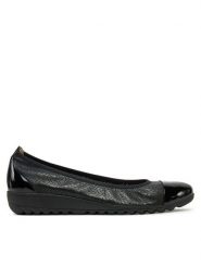 Caprice Baleriny 9-22103-42 Czarny. Czarne baleriny damskie Caprice, bez wzorów, ze skóry, bez obcasa. Za 150.99 zł.