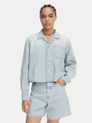 G-Star Raw Koszula jeansowa Resort D29076-E356 Niebieski jasny Relaxed Fit. Niebieskie bluzki damskie G-Star Raw, l, bez wzorów, z bawełny, retro, bez kołnierzyka, bez ramiączek. Za 429.99 zł.