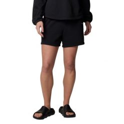 Spodenki sportowe damskie Trek French Terry Wmns Shorts. Czarne szorty sportowe damskie Columbia, l, bez wzorów, z bawełny, sportowe, na fitness i siłownię. Za 139.99 zł.
