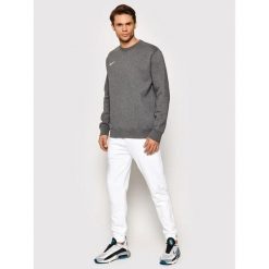 Bluza sportowa męska Nike Park 20 Crew Fleece. Białe bluzy męskie Nike, m, bez wzorów, bez kaptura, na fitness i siłownię. Za 209.99 zł.