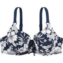 Biustonosz bikini "Haiti Curves" w kolorze granatowo-białym. Biustonosze Dorina. W wyprzedaży za 51.95 zł.